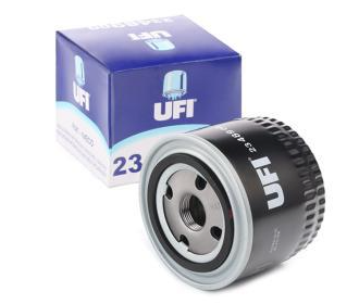 UFI 23.489.00 Ölfilter  M 22 X 1,5, mit einem Rücklaufsperrventil, Anschraubfilter